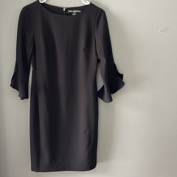 Karl Lagerfeld Black Cocktail Dress - Picture 4 of 7